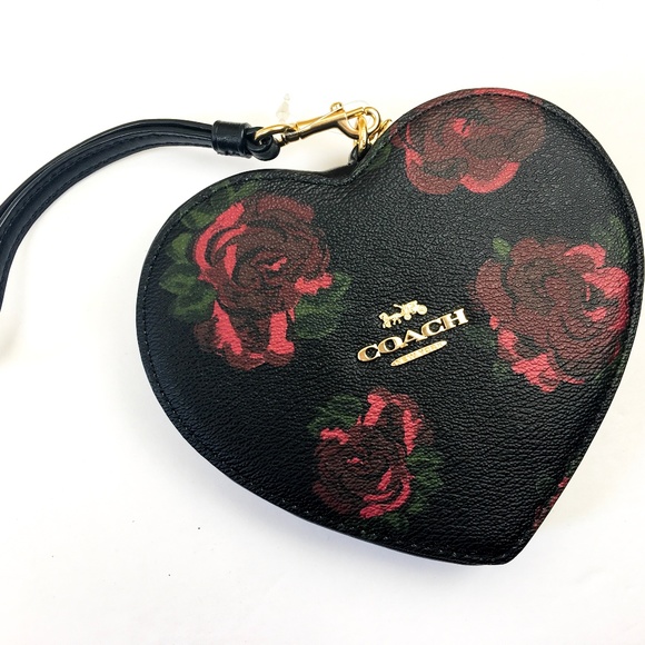 Coach Handbags - ♥️ RARE! COACH Heart Shape Floral Limited Edition!